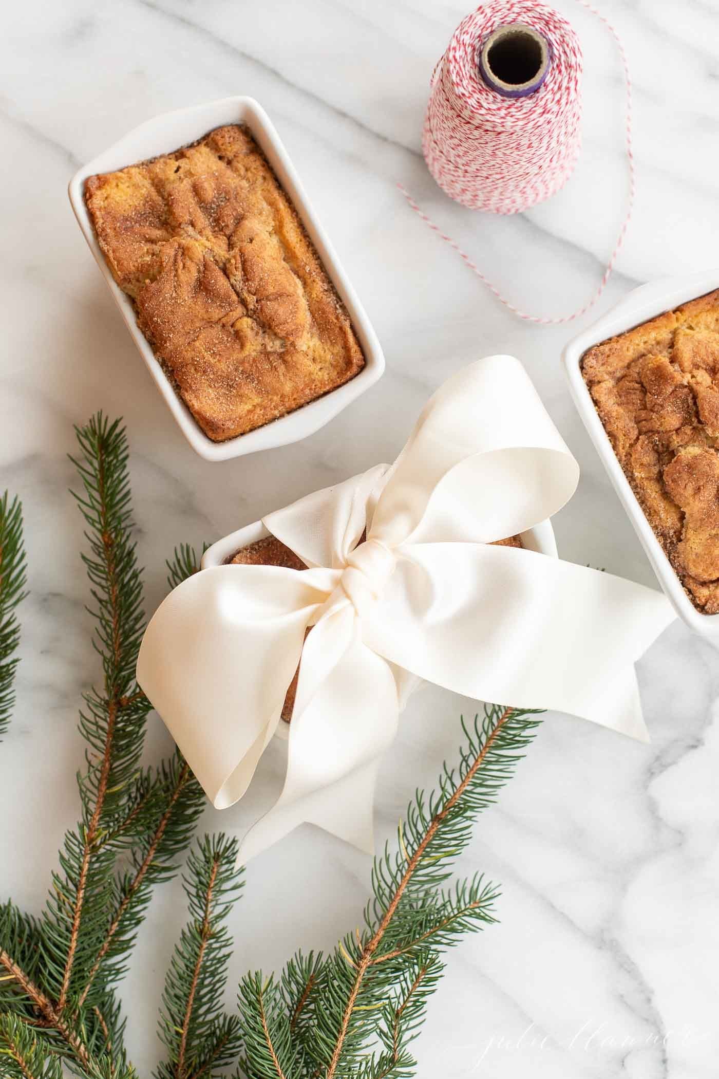 Holiday Gifts: Homemade Mini Loaves - The Yellow Table