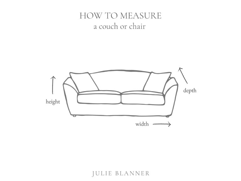 How to Measure Furniture to Ensure it Fits Julie Blanner
