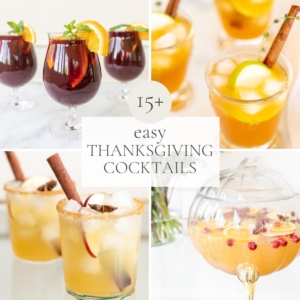 Explore a collection of 15 delightful Thanksgiving cocktails.