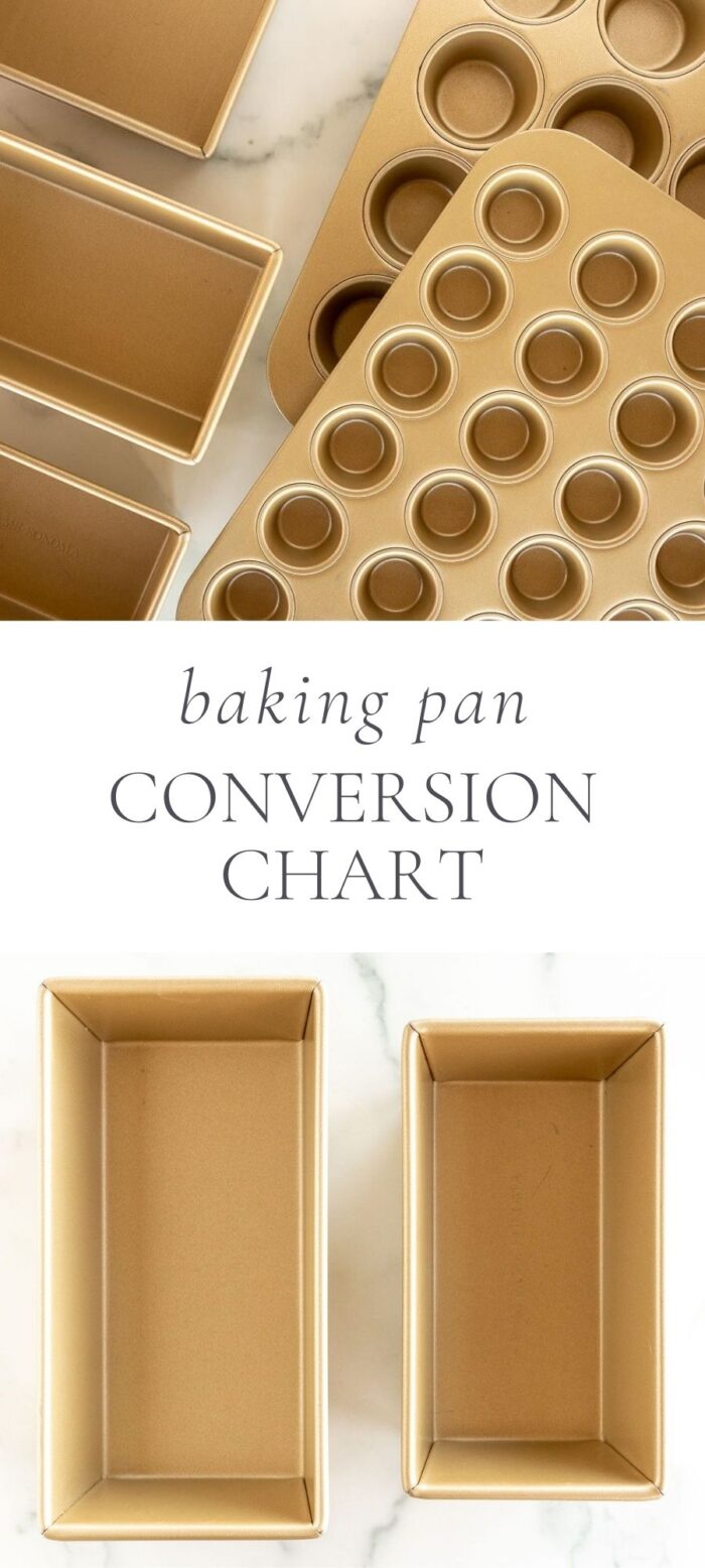 pinnable image for baking pan conversion chart