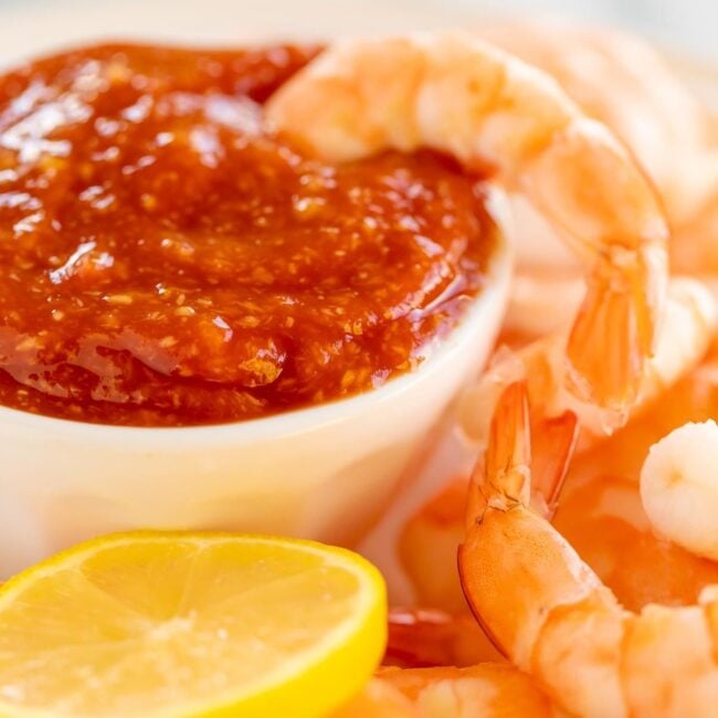 Best EASY Homemade Cocktail Sauce | Julie Blanner