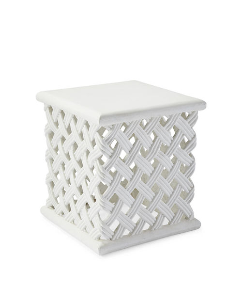 lattice side table
