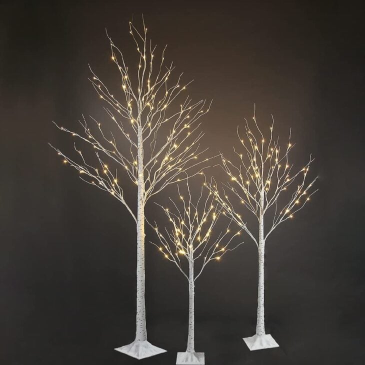 The Magic of Fairy Light Trees for Christmas Julie Blanner
