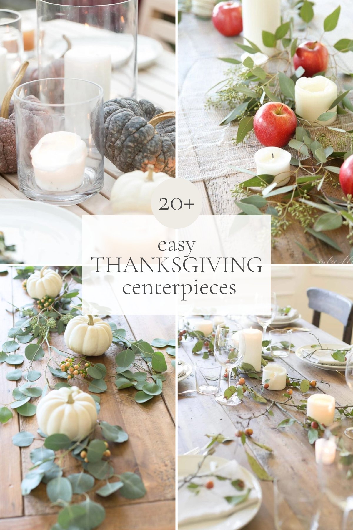 Get ready for the holiday season with these 20 easy Thanksgiving centerpieces. Transform your Thanksgiving table into a stunning display of Thanksgiving table decor. These beautiful Thanksgiving centerpieces will be the highlight of your festive