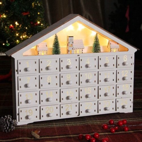 Nostalgic Wood Advent Calendars | Julie Blanner