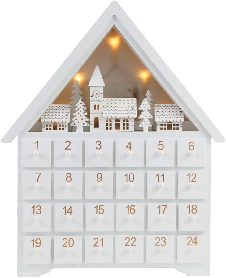 Nostalgic Wood Advent Calendars | Julie Blanner