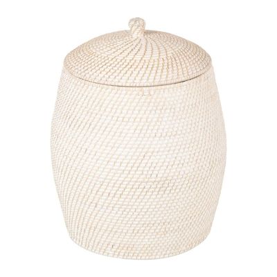 light woven beehive laundry basket