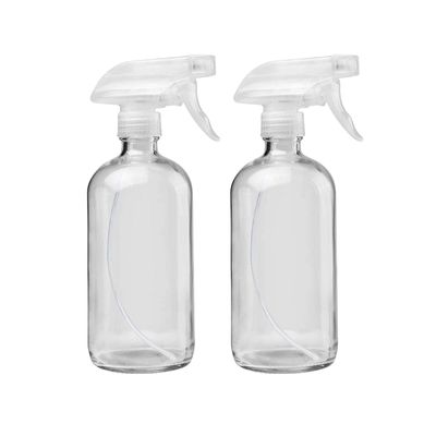 2 glass spray bottles