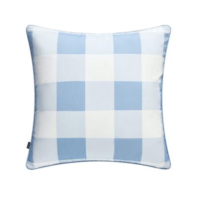 blue and white pillow from Amazon