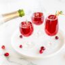 Festive Poinsettia Cocktail | Julie Blanner