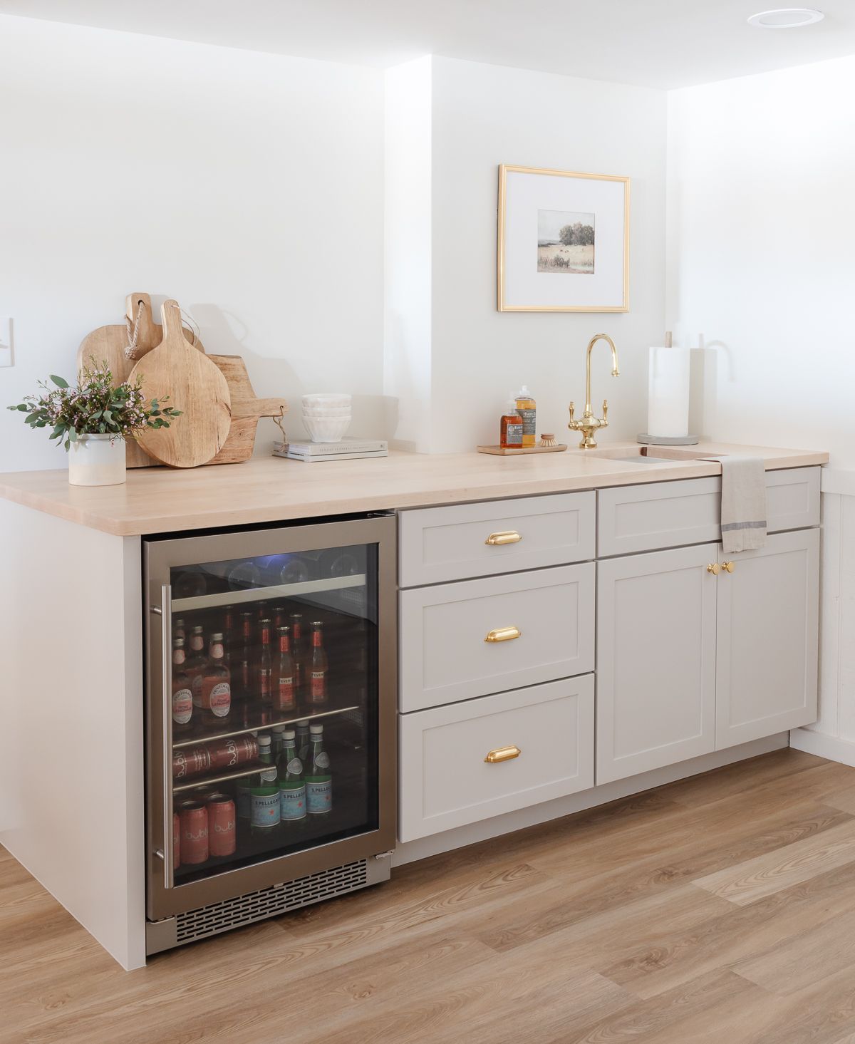 Basement Mini Fridge Design Ideas