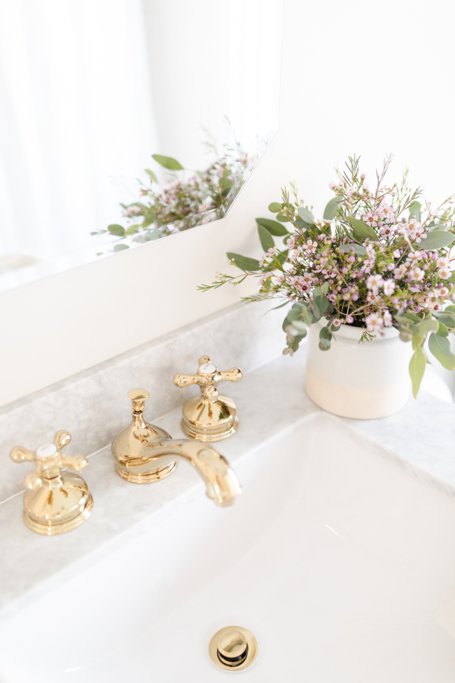 Brass Bathroom Faucets | Julie Blanner