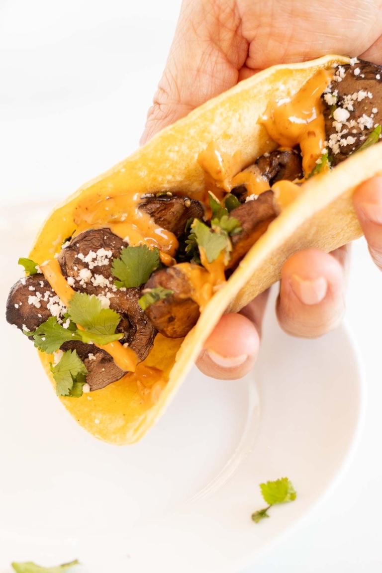 Portobello Mushroom Tacos | Julie Blanner