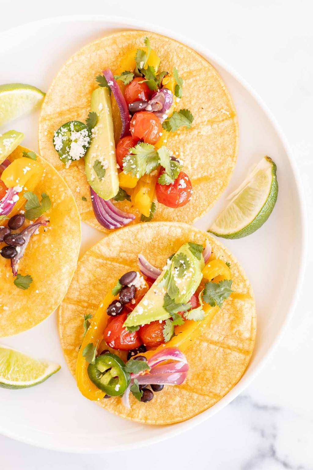 Easy Veggie Tacos | Julie Blanner