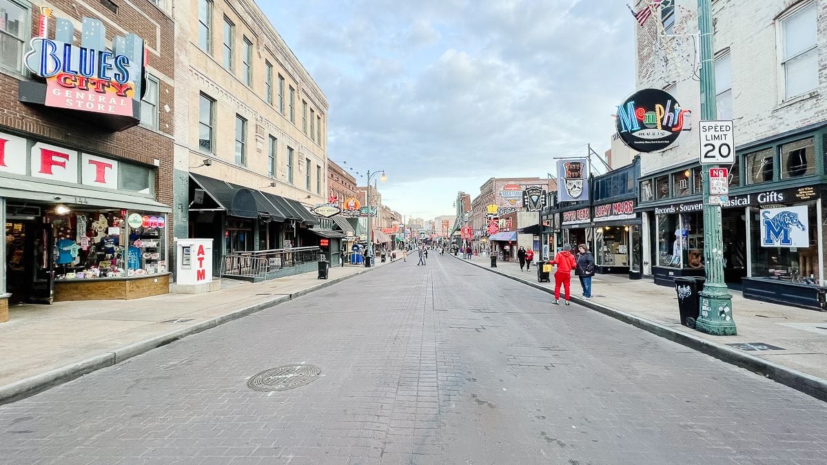 Beale Street in Memphis Tennessee