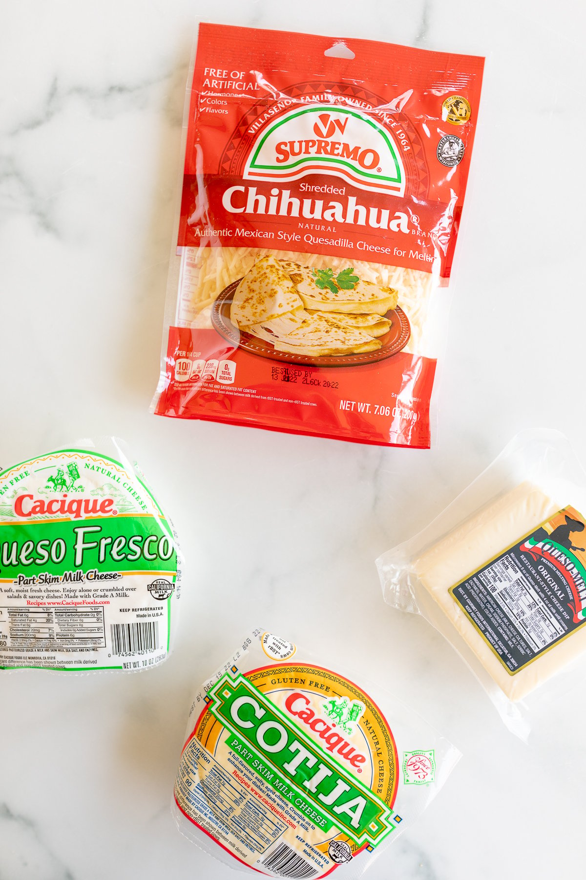 types of mexican cheese