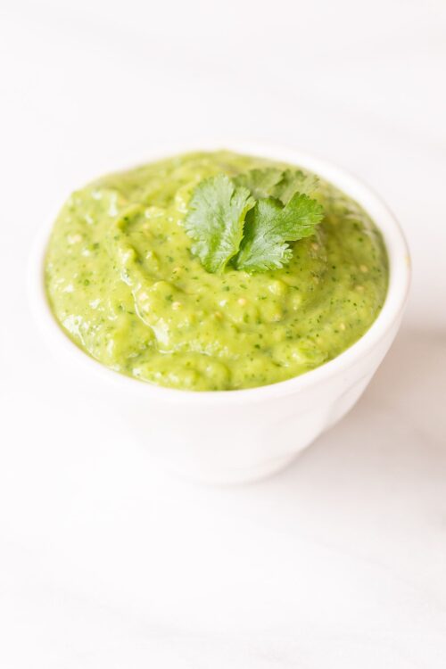 Creamy Salsa Guacamole (Spicy Avocado Salsa Recipe)