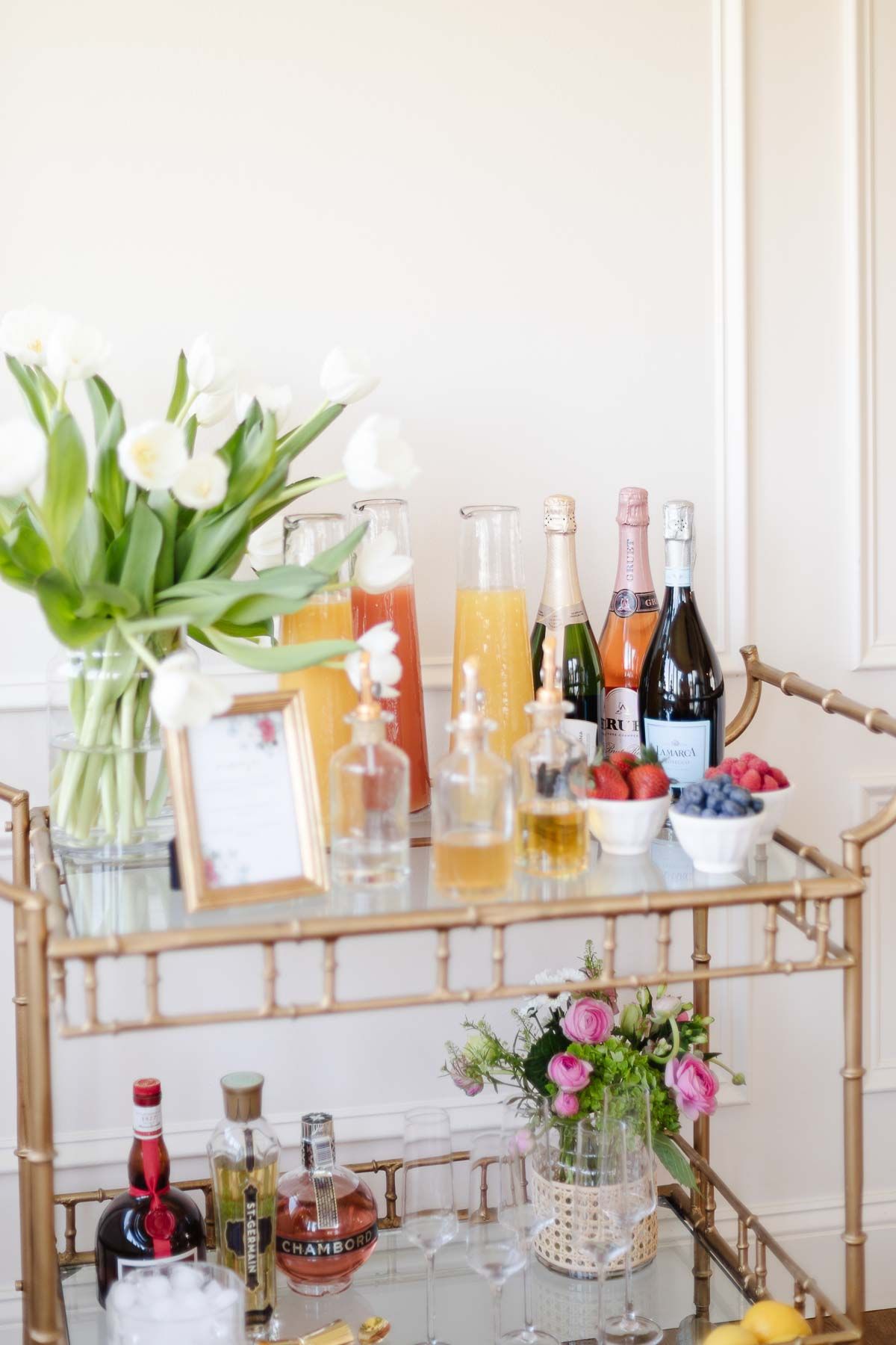 Easy Mimosa Bar Set-Up - Aleka's Get-Together