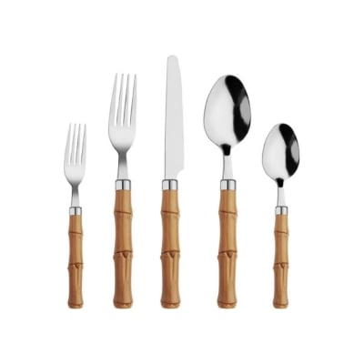 bamboo flatware as part of a Mother's Day menu plan