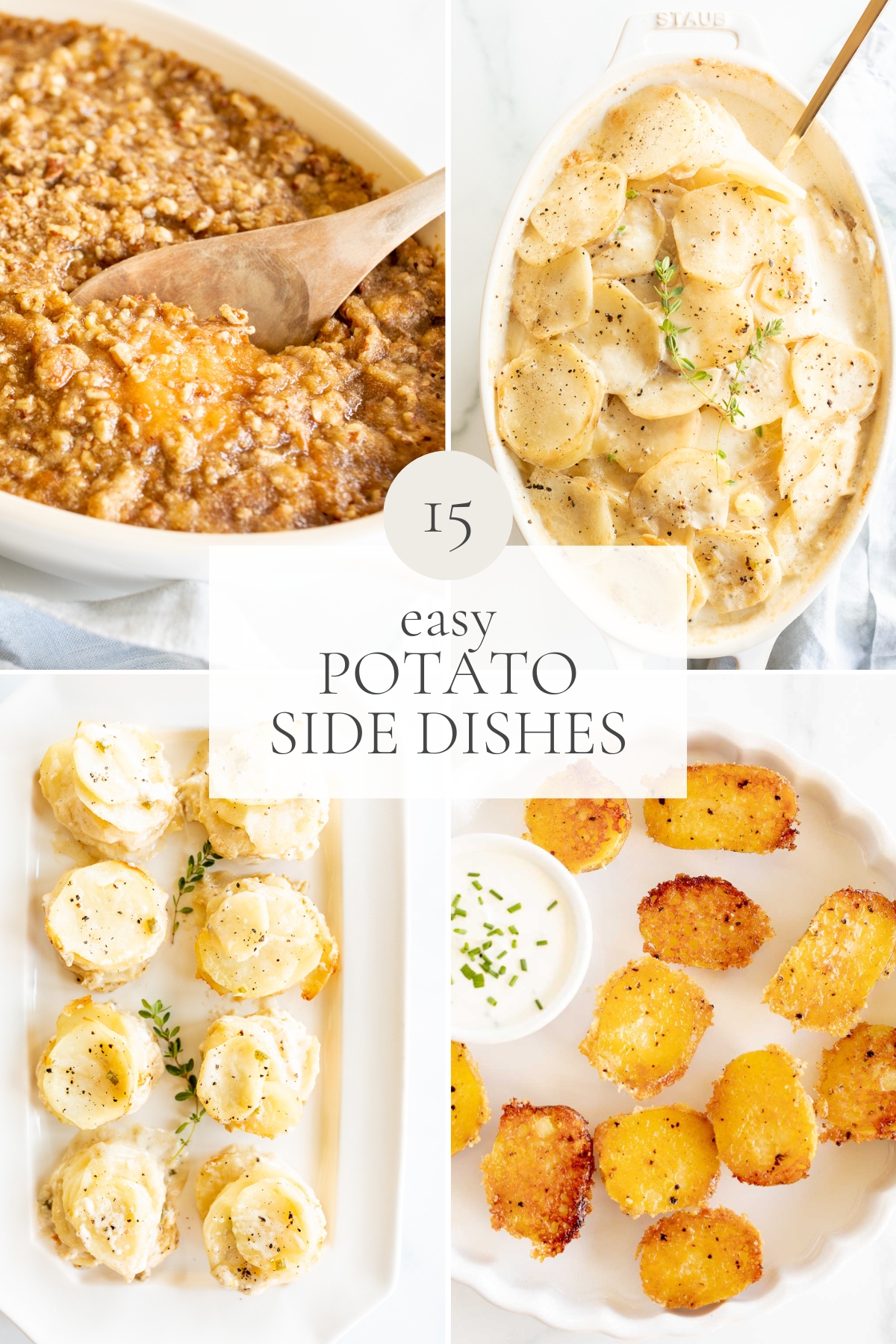 15 easy potato side dishes.