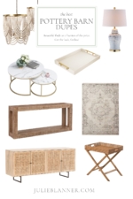 Pottery Barn Dupes | Julie Blanner