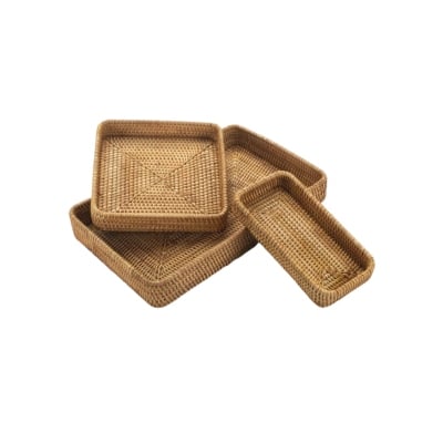 rattan trays