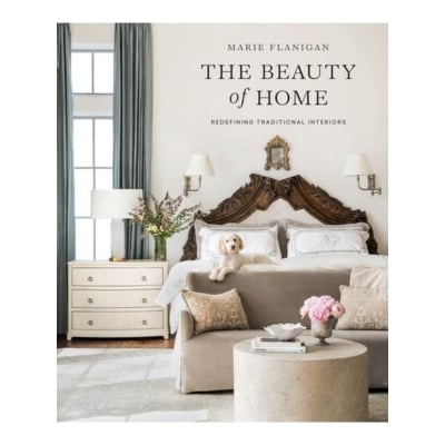 A decorative book titled "The Beauty of Home"