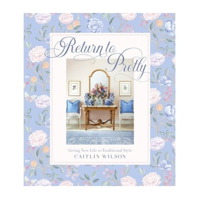 a decorative coffee table book titled "Return to Pretty"