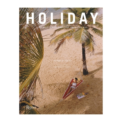 a travel coffee table book called "Holiday"