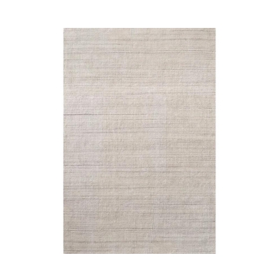 hand knotted RH dupe rug in ivory