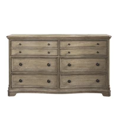 a bow front RH dresser dupe