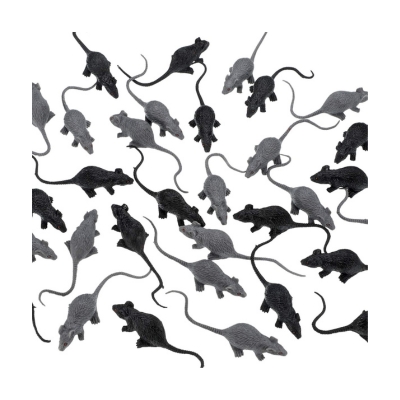 black and gray rats as part of an Amazon Halloween shopping guide.