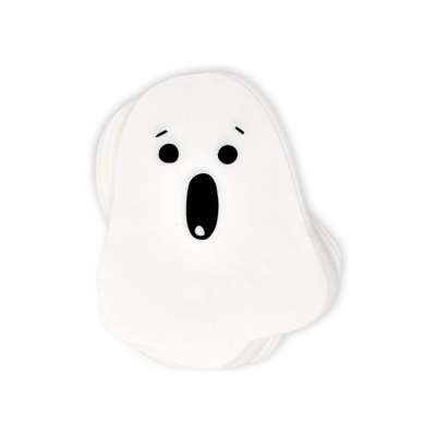 white ghost paper napkins
