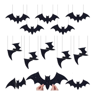 Giant bats on a white background