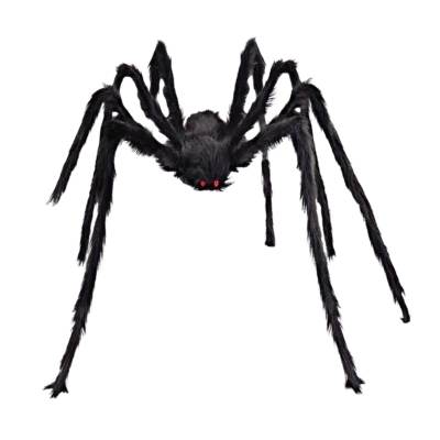 A giant hairy spider Amazon Halloween decoration