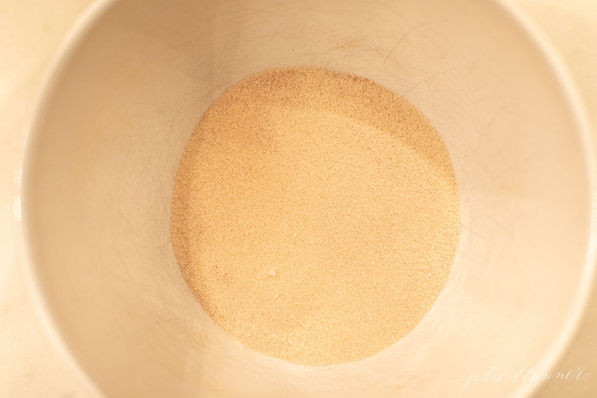 apple cinnamon bread batter in a mixing bowl.