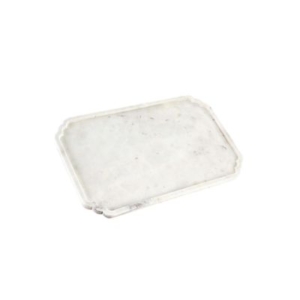 marble tray with scallop