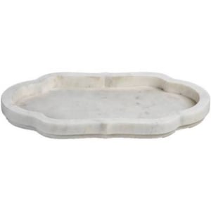 marble scallop tray