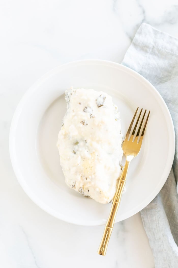 Creamy Baked Chicken and Spinach | Julie Blanner