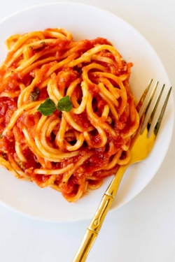 San Marzano Tomato Sauce Julie Blanner