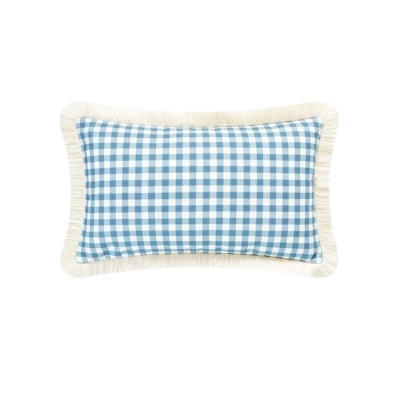 Bowden Pillow Cover in Coastal Blue, 20 Sq | Serena & Lily