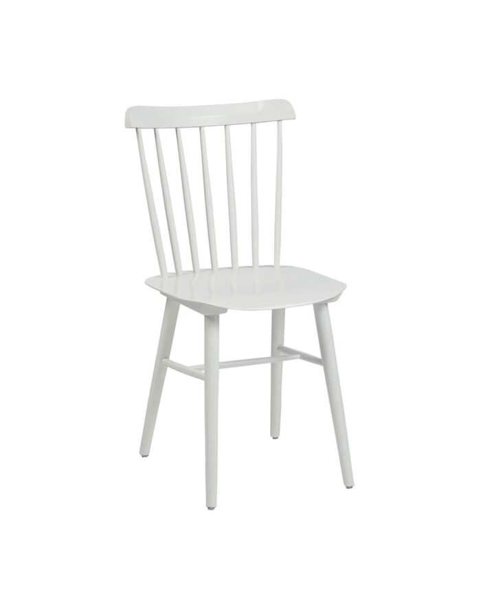 white dining chair