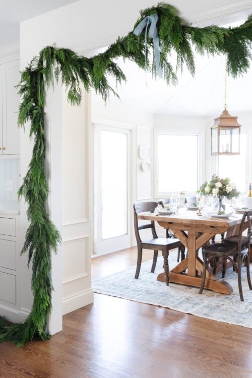 The Ultimate Fresh and Faux Cedar Garland Guide | Julie Blanner