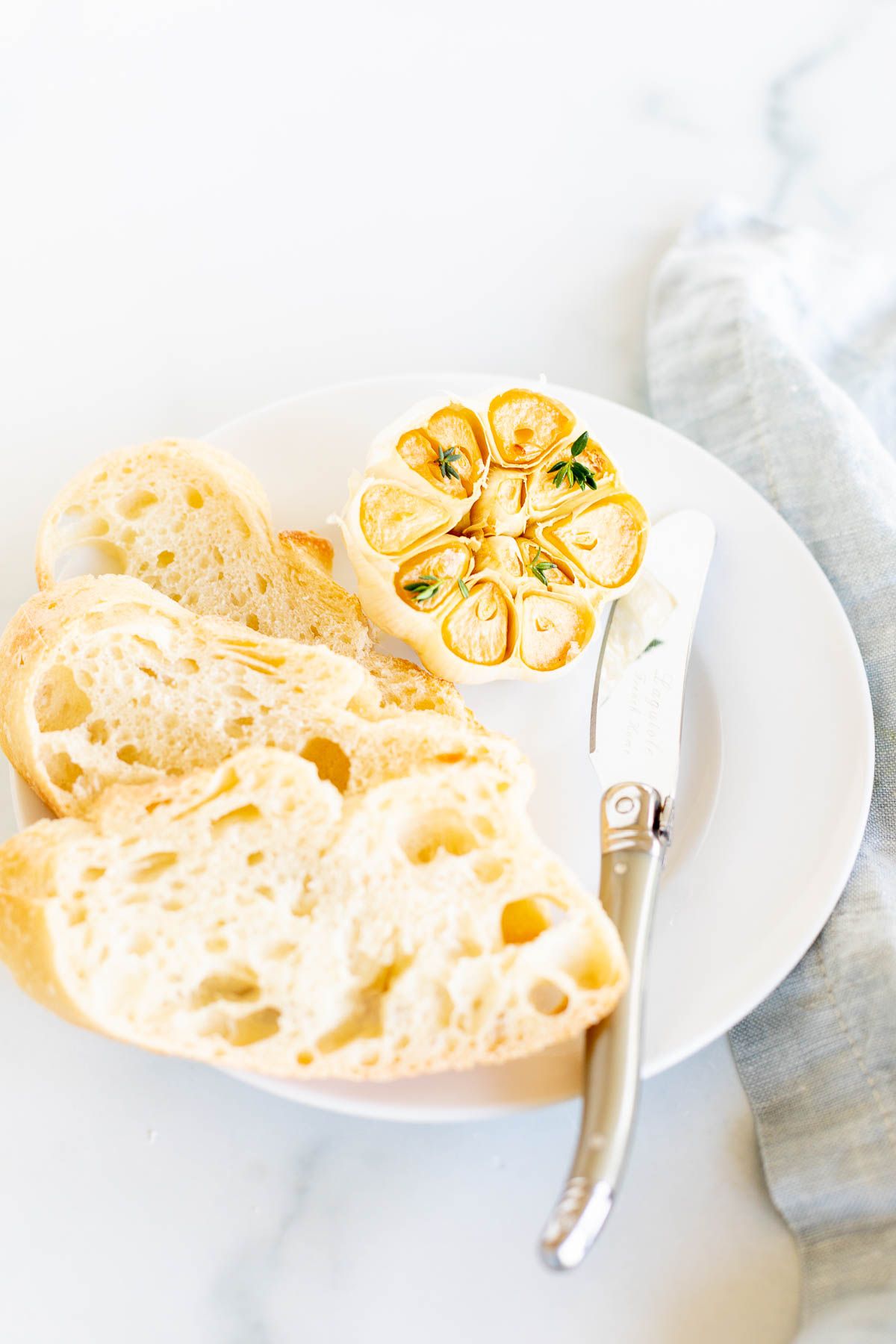 Straightforward Roasted Garlic | Julie Blanner