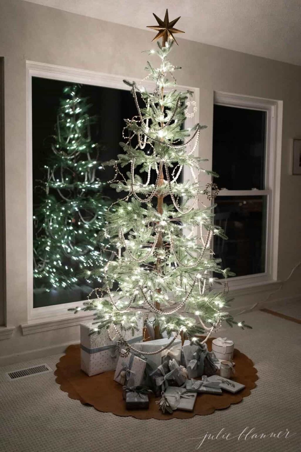 Decorating a sparse on sale christmas tree