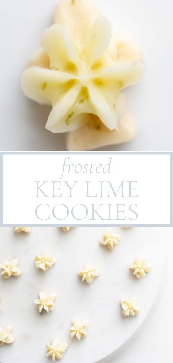 On a marble counter top, there are frosted key lime cookies.