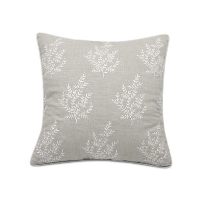 white and gray Amazon pillow covers.
