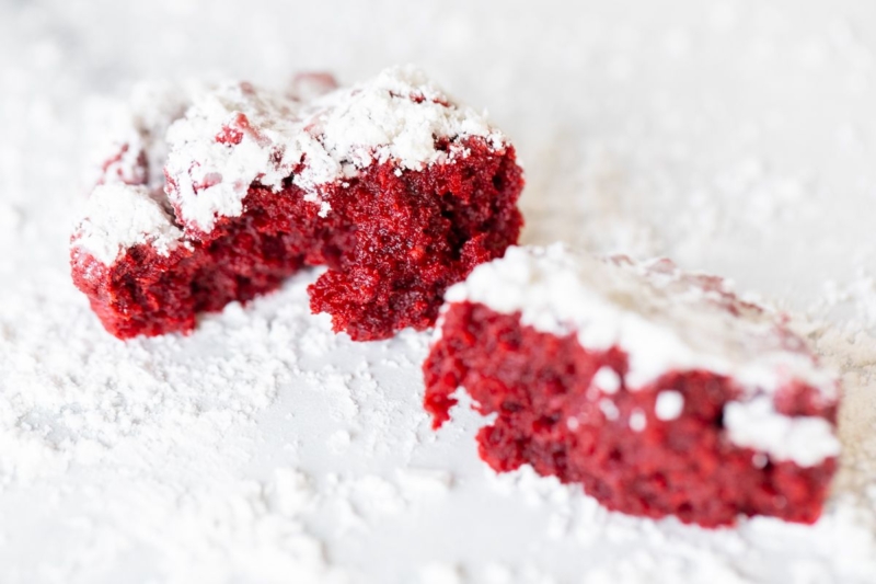 Red Velvet Gooey Butter Cookies Julie Blanner