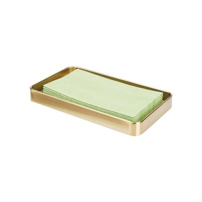a brass tray bathroom accessory