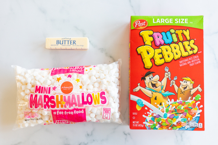 3-Ingredient Fruity Pebble Treats | Julie Blanner